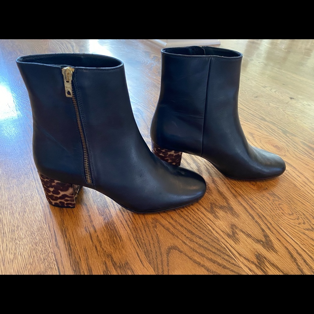 J Crew Calf hair booties